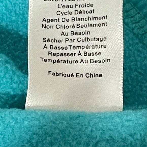 Talbots Womens Teal Full-Zip Jacket M Polyester & Fleece Machine Washable - Picture 7 of 8